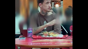 BOYZINHO SAW ME AT THE MALL. HE WAS SO HORNY. I HAD SEX WITH HIM IN THE GYM BATHROOM.