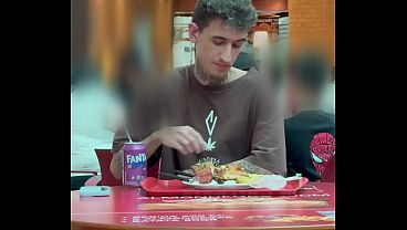 BOYZINHO SAW ME AT THE MALL. HE WAS SO HORNY. I HAD SEX WITH HIM IN THE GYM BATHROOM.