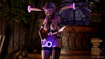 Download Video - Lustful with Portals by Redvoidcgi &lpar;Succubus Futanari deepthroats creampies herself through a magic portal&rpar;