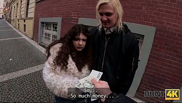 HUNT4K. Please, film how your Girlfriend Sucks a Stranger's Dick
