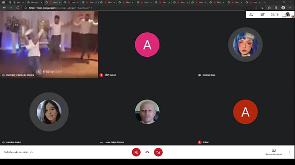 eating online class on all fours at 's house