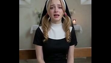 AI Fantasies - Pure and virgin 18-year-old nun wants to have her first sexual experience and allows me to do whatever I want to her pussy and ass and to cum in her mouth, in Castilian Spanish