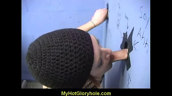 Gloryhole dick sucking 9
