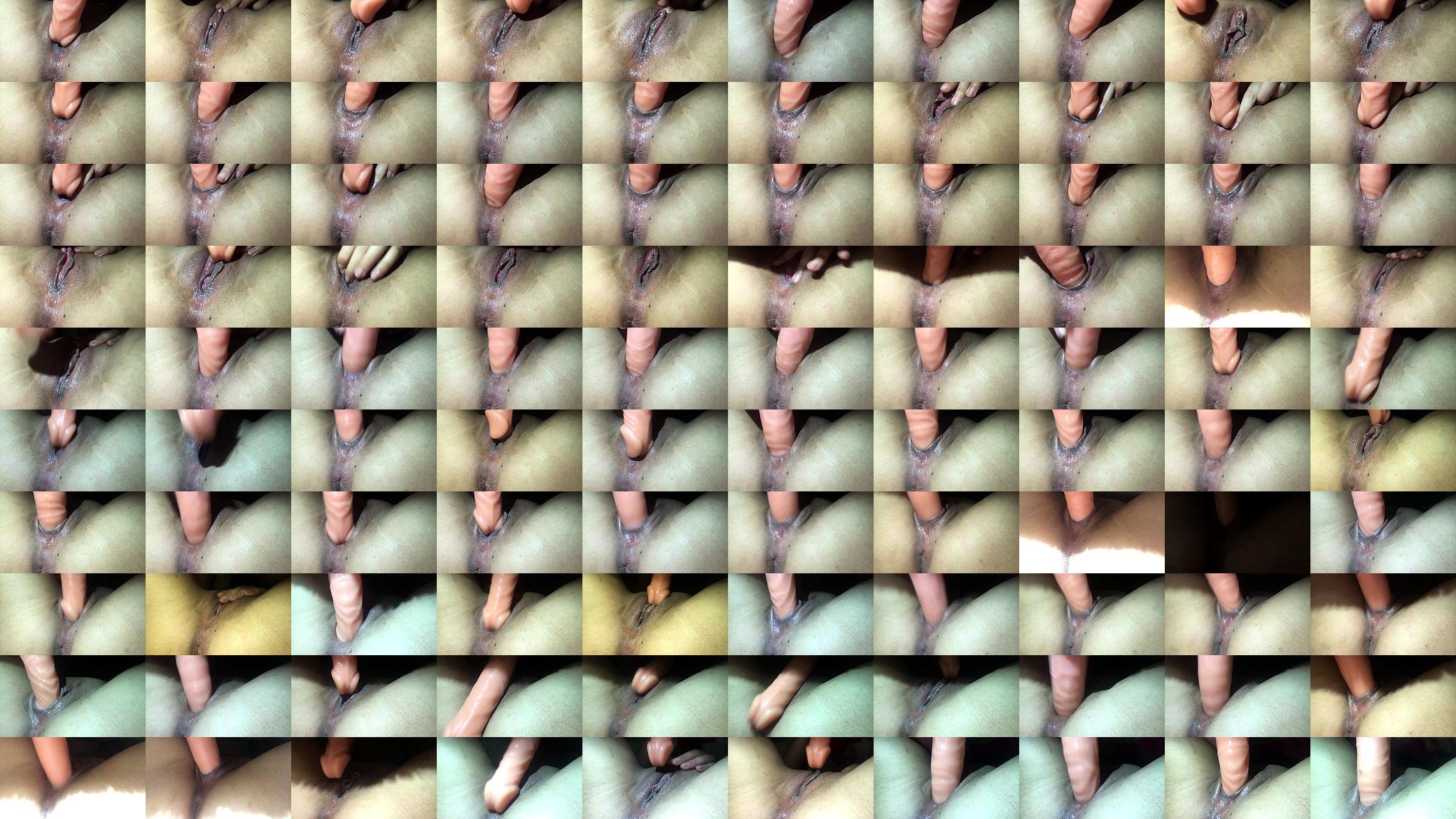 Dirty tight pussy was getting sore so I took my dildo out to rub my clit 预览图