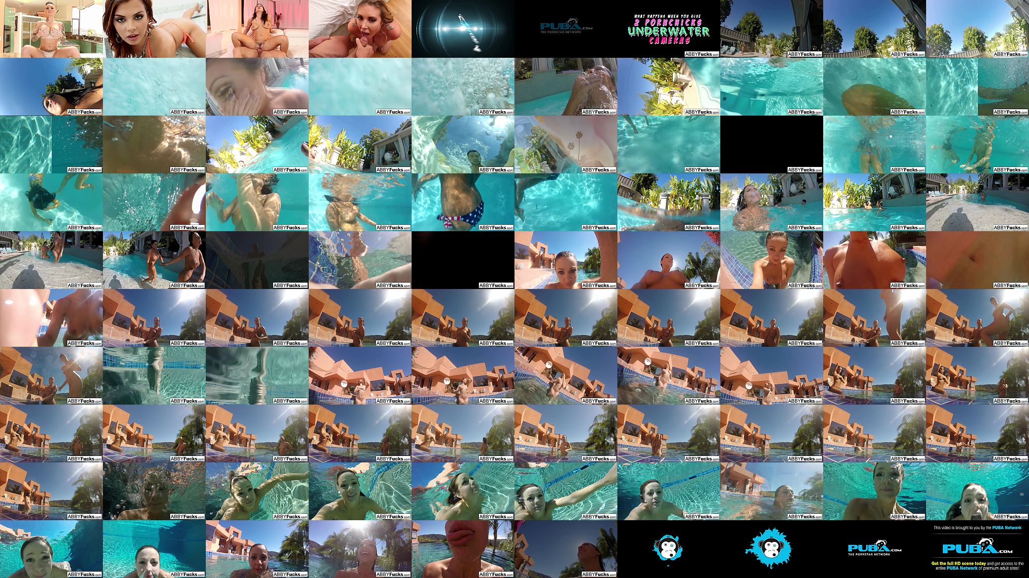 Behind the Scenes underwater fun with Abigail Mac &amp; Romi 预览图