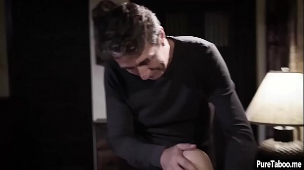 Stepdaughter teen fucked in her round ass by a stepdad