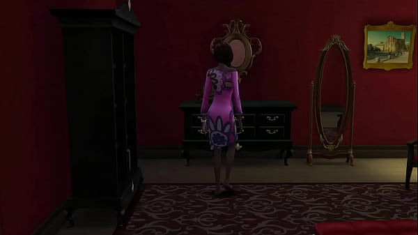 Indian stepbrother watching  stepsister from a chair in his room - Family Sex Taboo - Adult Movie