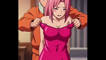 Naruto undressing Sakura