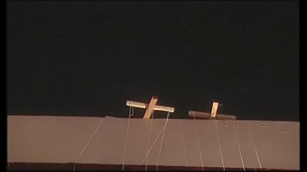 Puppet fantasy scene turns into big dick riding for this cute blonde slut