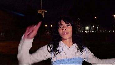 Almost Caught Public Blowjob & Creampie Petite Latina Cindy Luna Petite &ndash; Sneaky Motorcycle Sex Outdoor Amateur