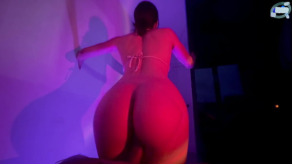 My Big Ass Colombian Neighbor Grinding Hard on My Big Cock