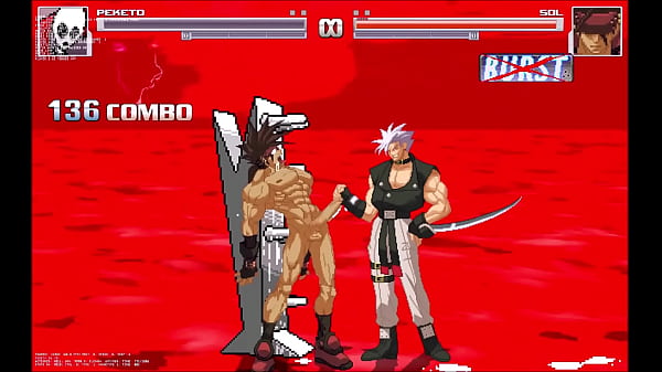 Sol's Handjob with lots of cums | mugen