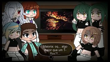 Jurassic World reagindo ao rap do Espinossauro (Papyrus da Batata) - Predador Perfeito