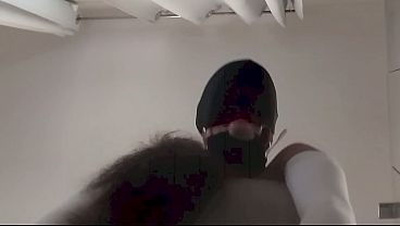 Preview - Blindfolded and gagged MILF gets fucked in the pussy and mouth