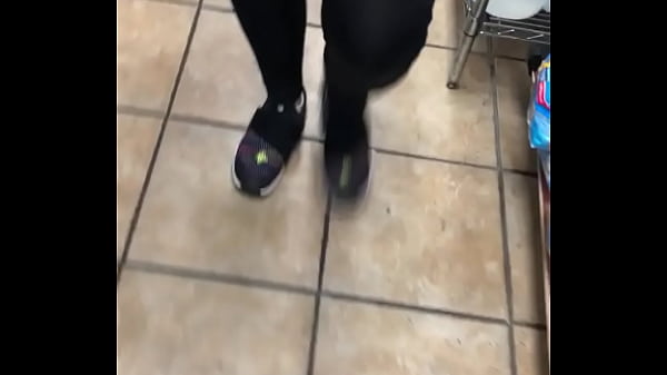 Bending over in tights