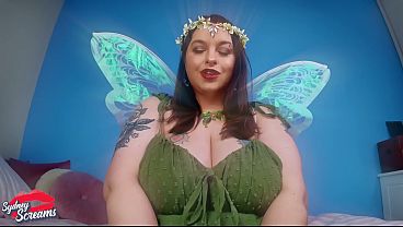 Giant Fairy Of Hyrule Levels You Up - Cosplaying as a Giant Fairy, Sydney Screams Is Ready to Give You Dark Red Lipstick Kisses to Help You Improve Your Stats - POV Virtual Sex, POV Kissing