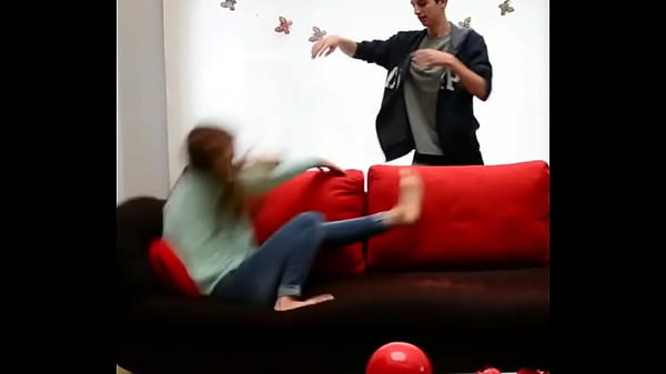 Girl thrown on couch!!