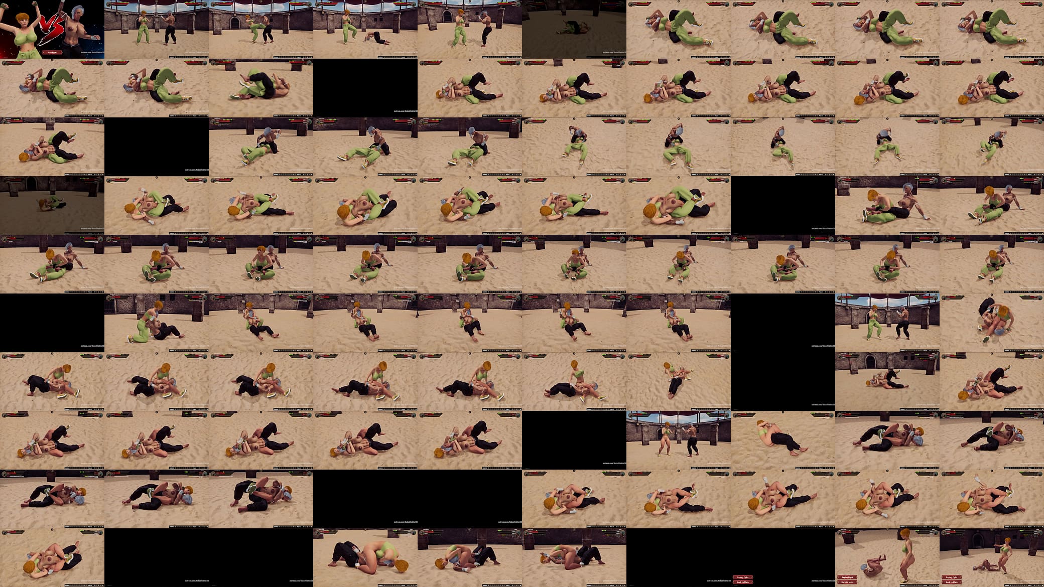 Karen Krash VS Diabla (Naked Fighter 3D) 预览图