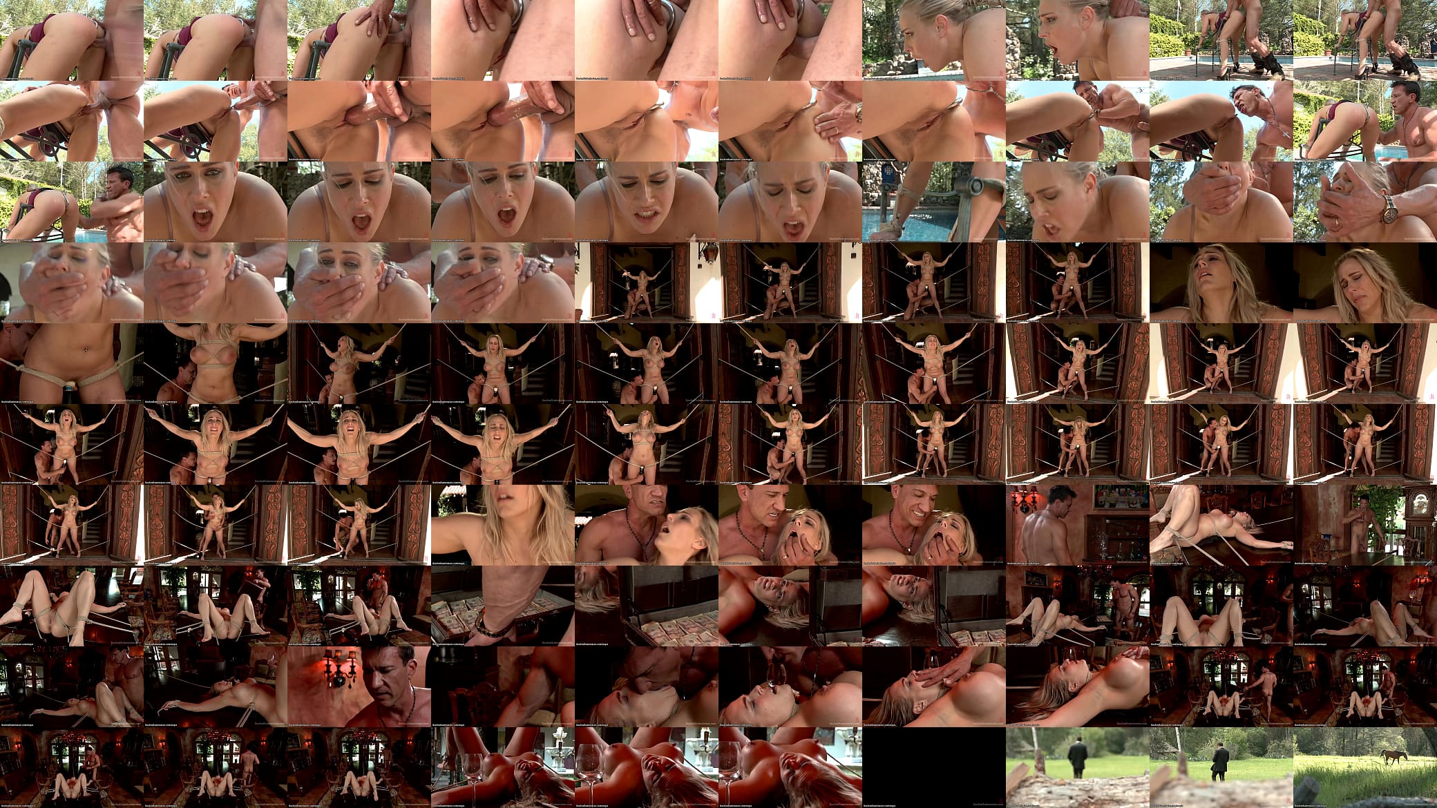 Mob torments and fucks bound blonde 预览图