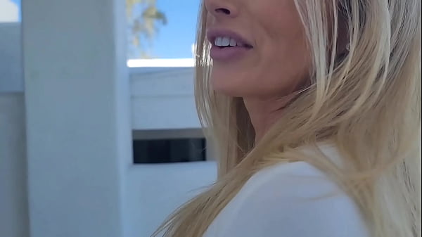 Lucky Stud At Content House Gets To Cover My Tits