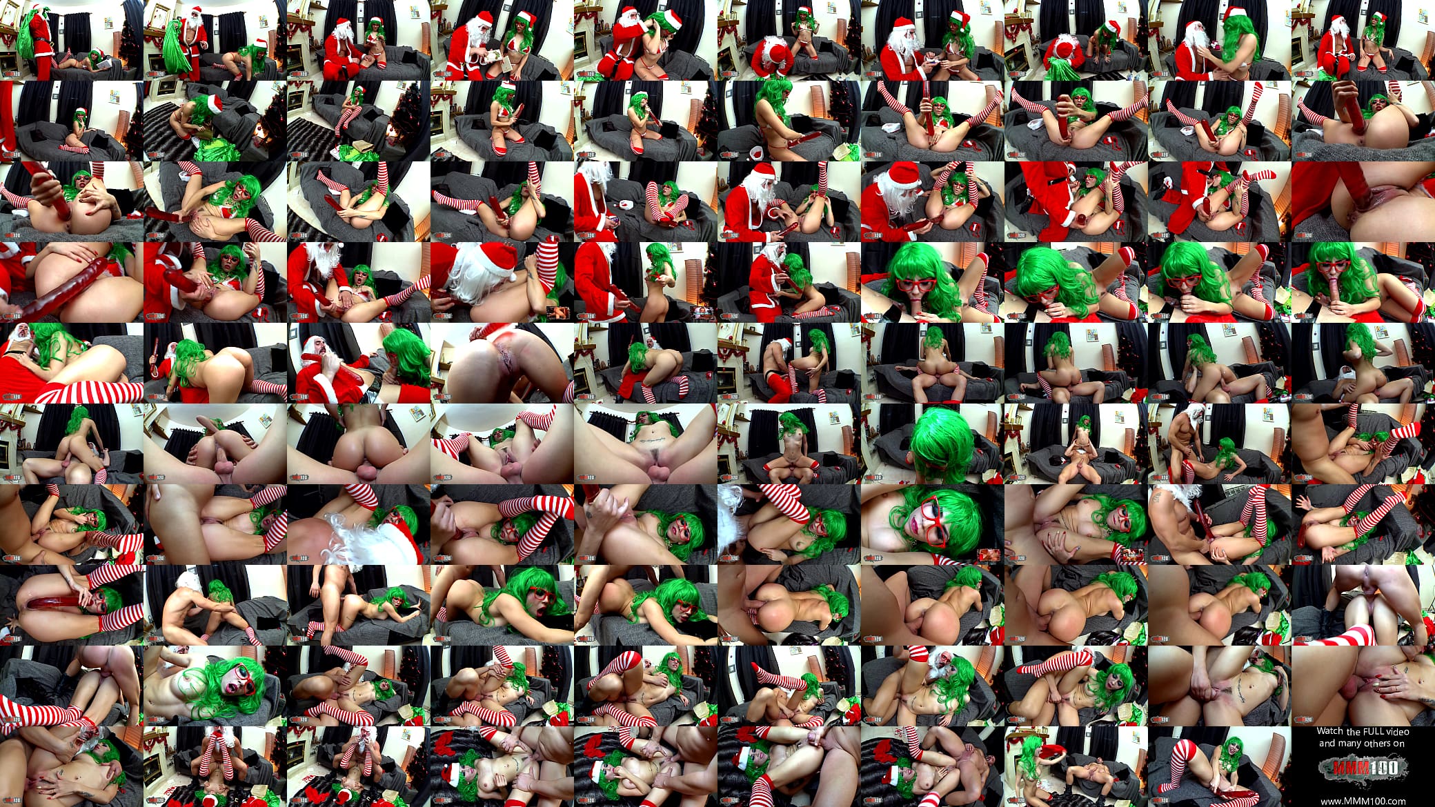 Xmas fucking with perfect fit babe fucking with Santa &amp; his dildos 预览图