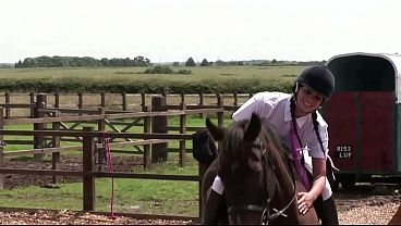 A Girl Greets A Man And Then Takes Him Aside For Some Hardcore Action