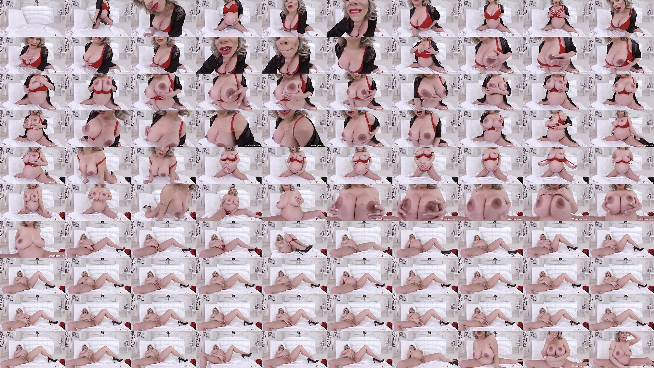 extreme pregnant Silvy Vee masturbating 预览图