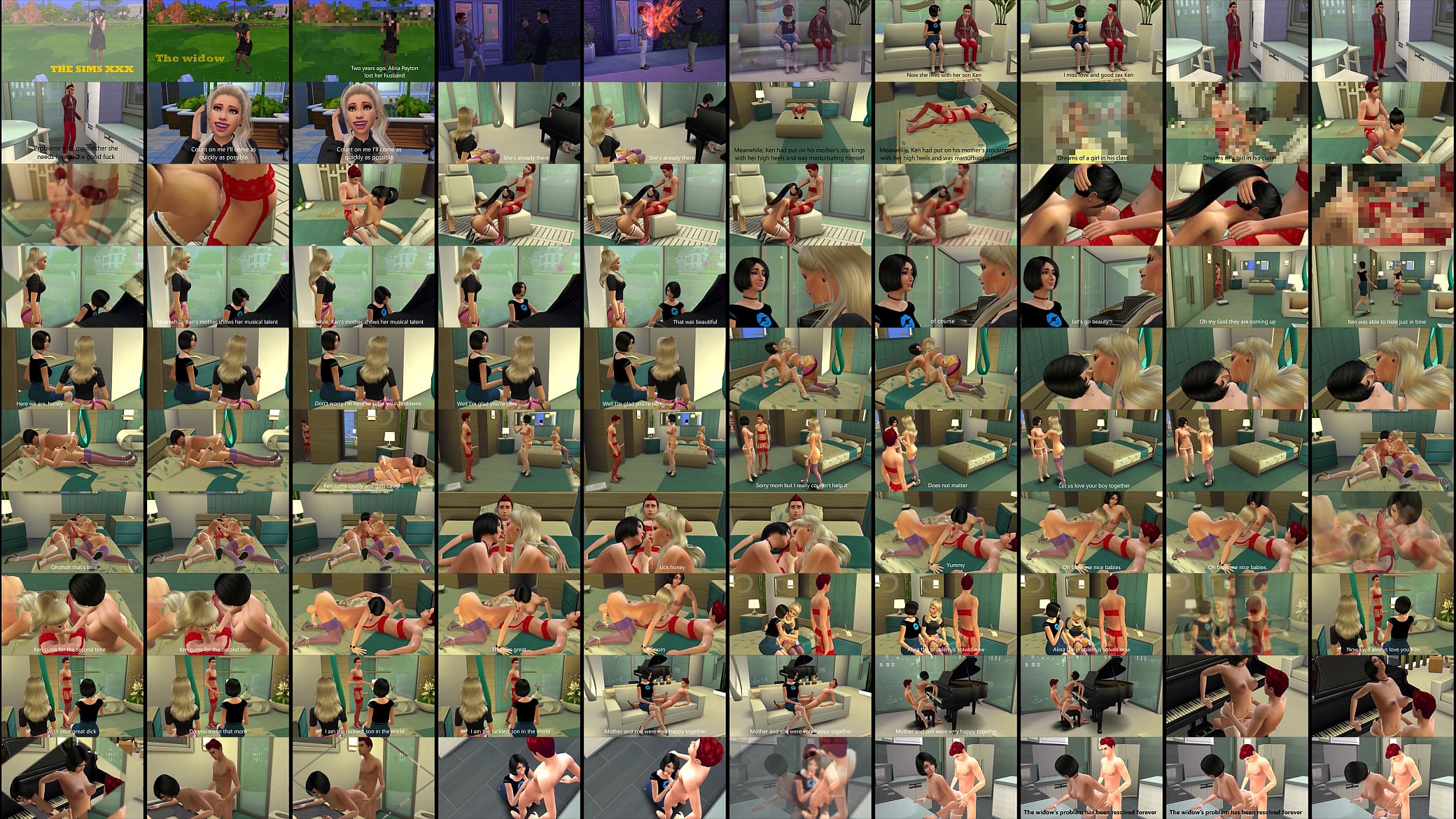 The Sims XXX The widow 预览图