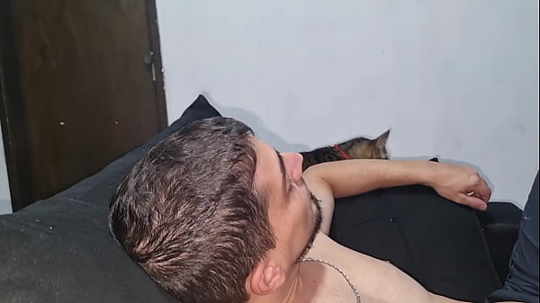Newbie neighbor with swollen pussy