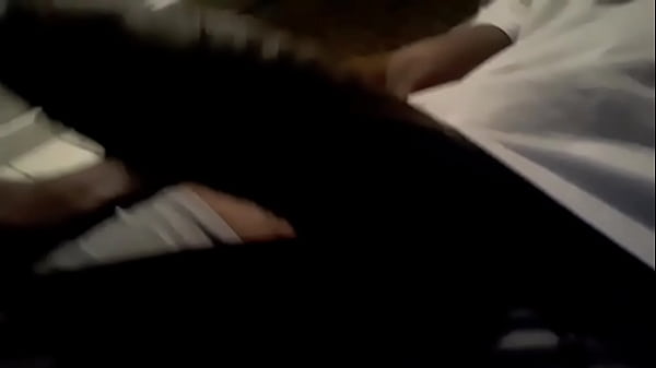 Me petting the monster