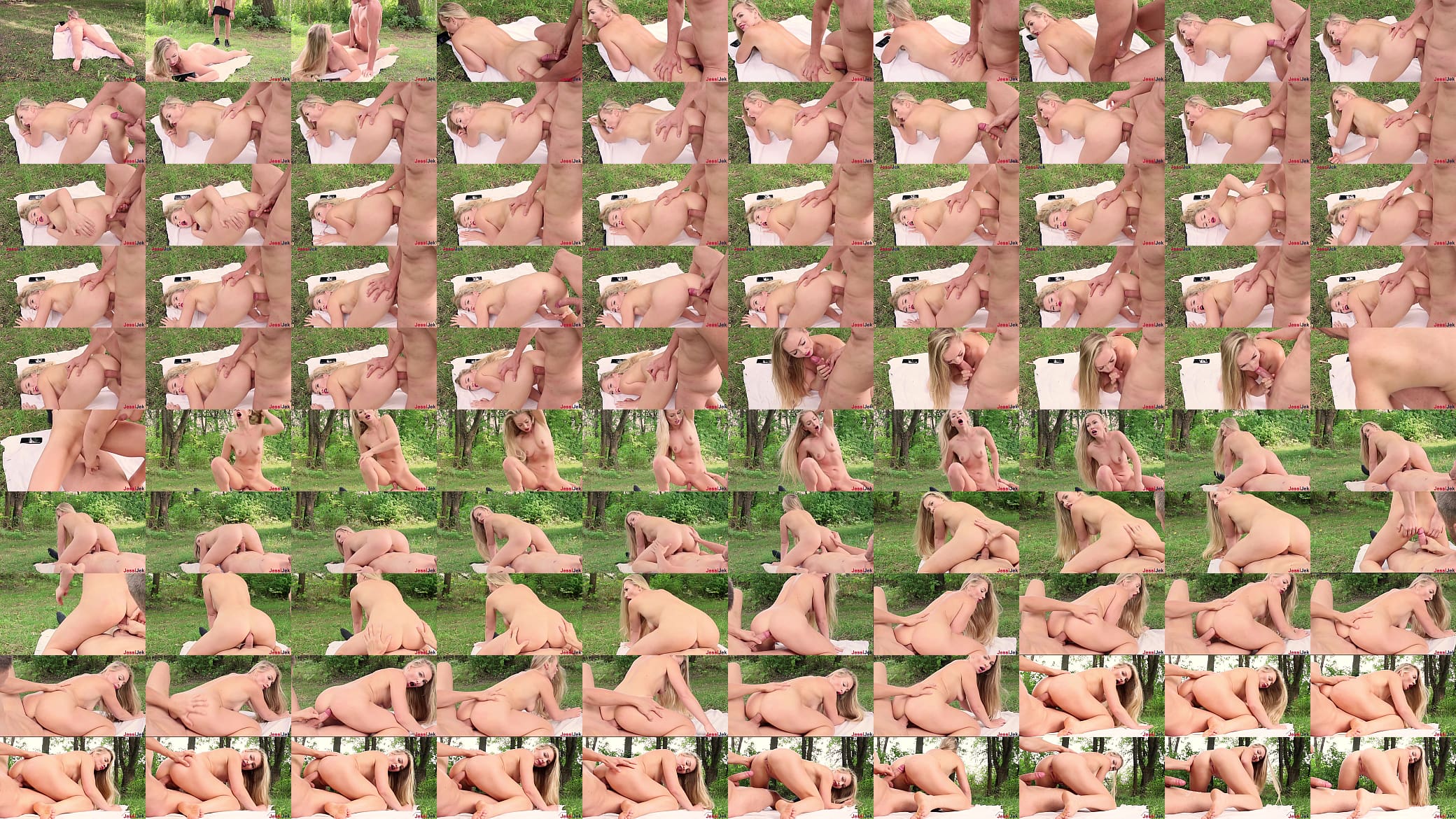 Unexpected Anal Sex Outdoor Fucking Horny get Ass Fuck with a Stranger JessiJek 预览图