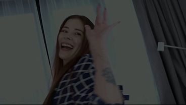 DP Redhead Luna Rishi Takes Big Cock in Ass - Double Fuck Orgasm (part 1)