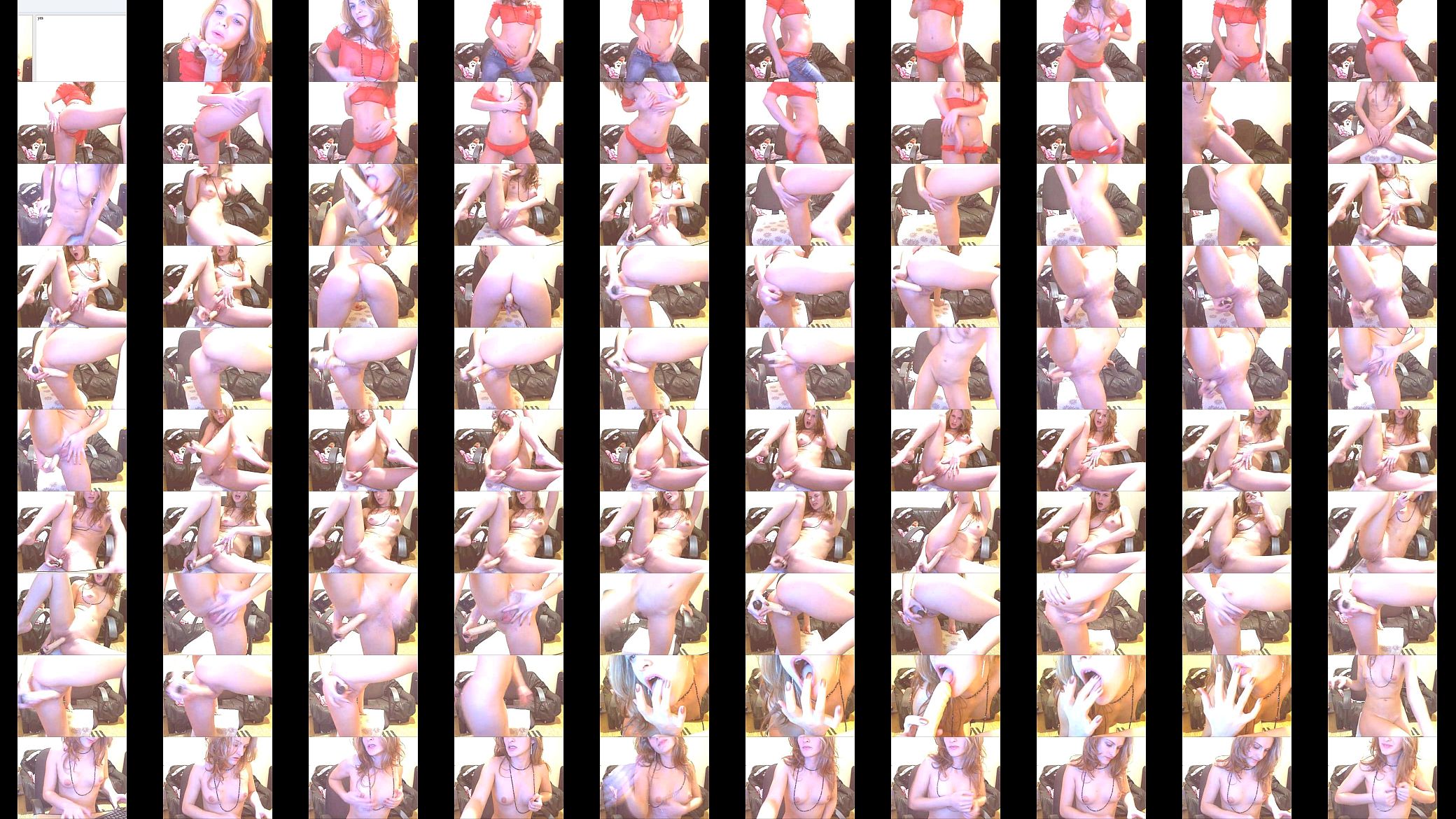 Girl masturbating in front of cam 预览图