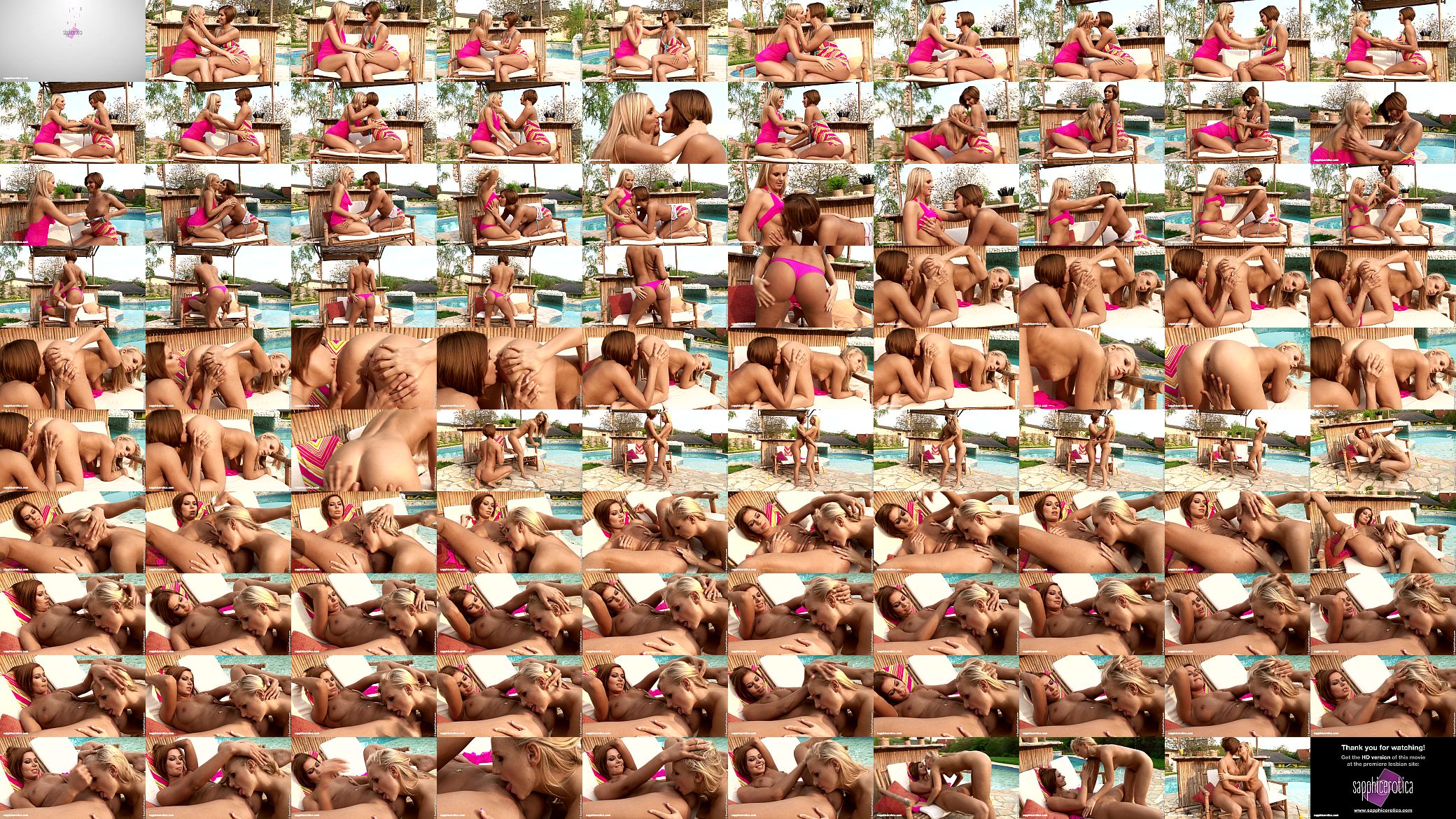 Poolside Oralists by Sapphic Erotica - lesbian love porn with Rebecca - Cipriana 预览图