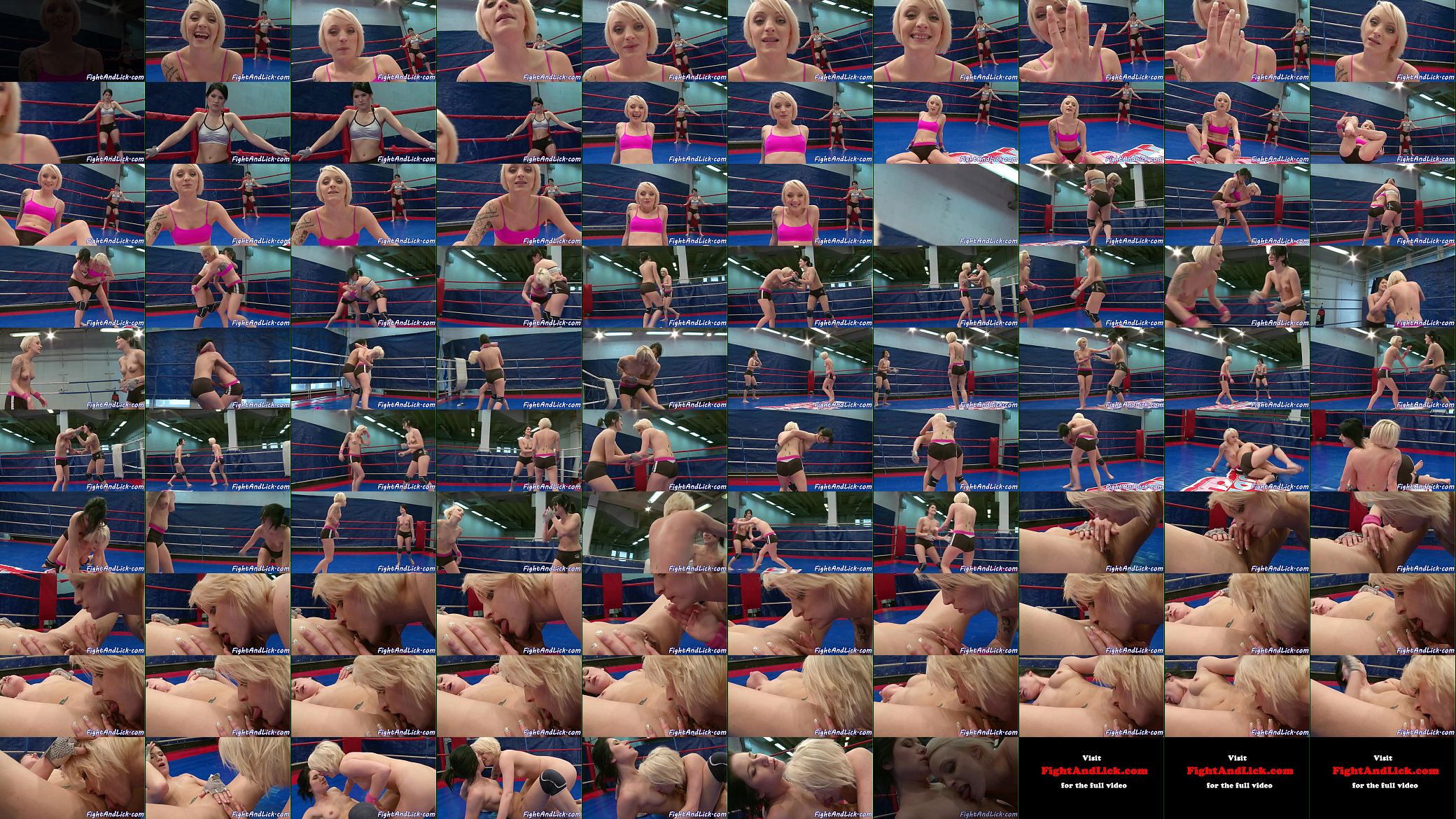 Lesbian wrestlers pussylicking passionately 预览图