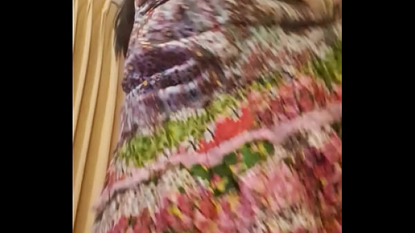 Stepmother changes dress for Stepson, easy to see the pussy