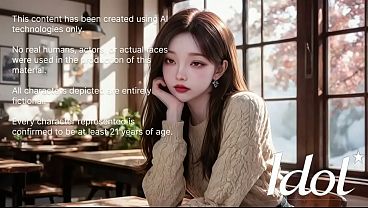 The same Asian girl from the cafe who I wanted to fuck right on the table [AI]