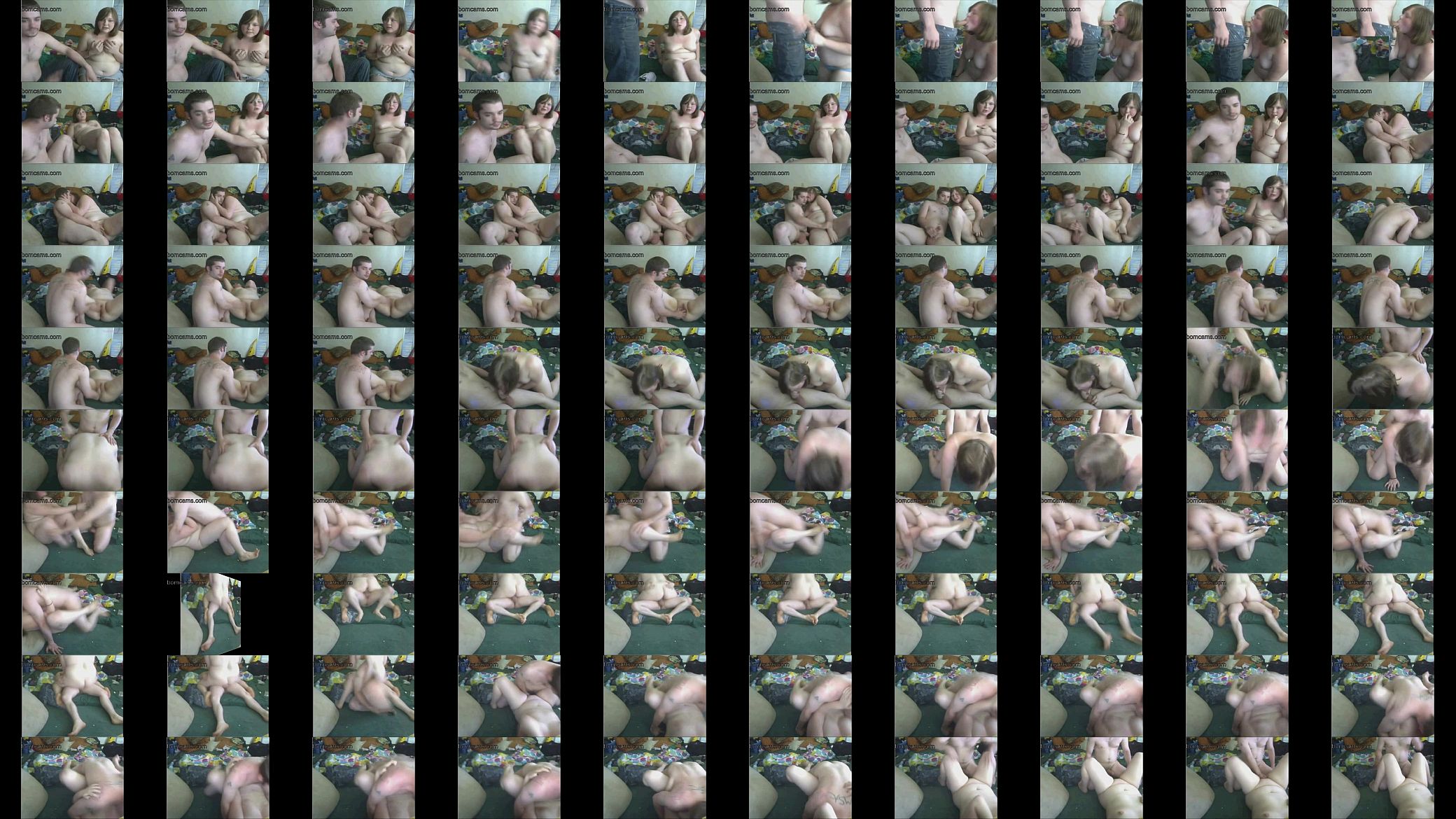 Horny Fat BBW GF fucking with her BF on Webcam- bomcams.com 预览图