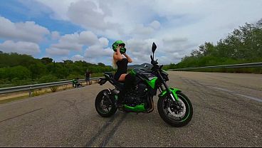 Angie Lynx Motorbike Drone Filming Takes an Unexpected Wild Sex with Pilot Xaviphoto