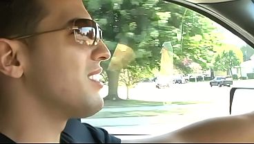 Watch this big titted chic ride one guy's fat cock, until she gets facialed