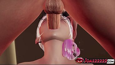 Download Video - Hot Lilian in Fishnet Stockings 3D Animation - No Hands Blowjob Service&comma; Sitting Near Handjob with Big Dick&comma; Intense Irrumatio Ending with Facial Cumshot Rule34