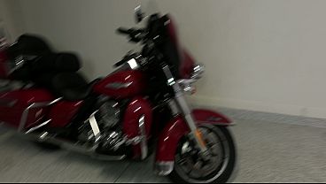 Marvelle Gets Railed on a Harley