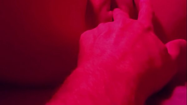 MILF with Nerdy Glasses getting fucked until she cums in red light room. Nice tits and pussy