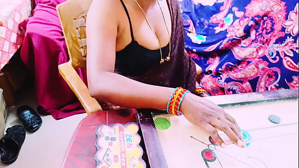 Full video. A carrom session led Bhabhi to flirt with her brother-in-law.Telugu dirty talks.