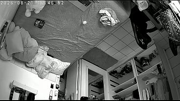 Camera on the ceiling: capturing the entire night uncensored.