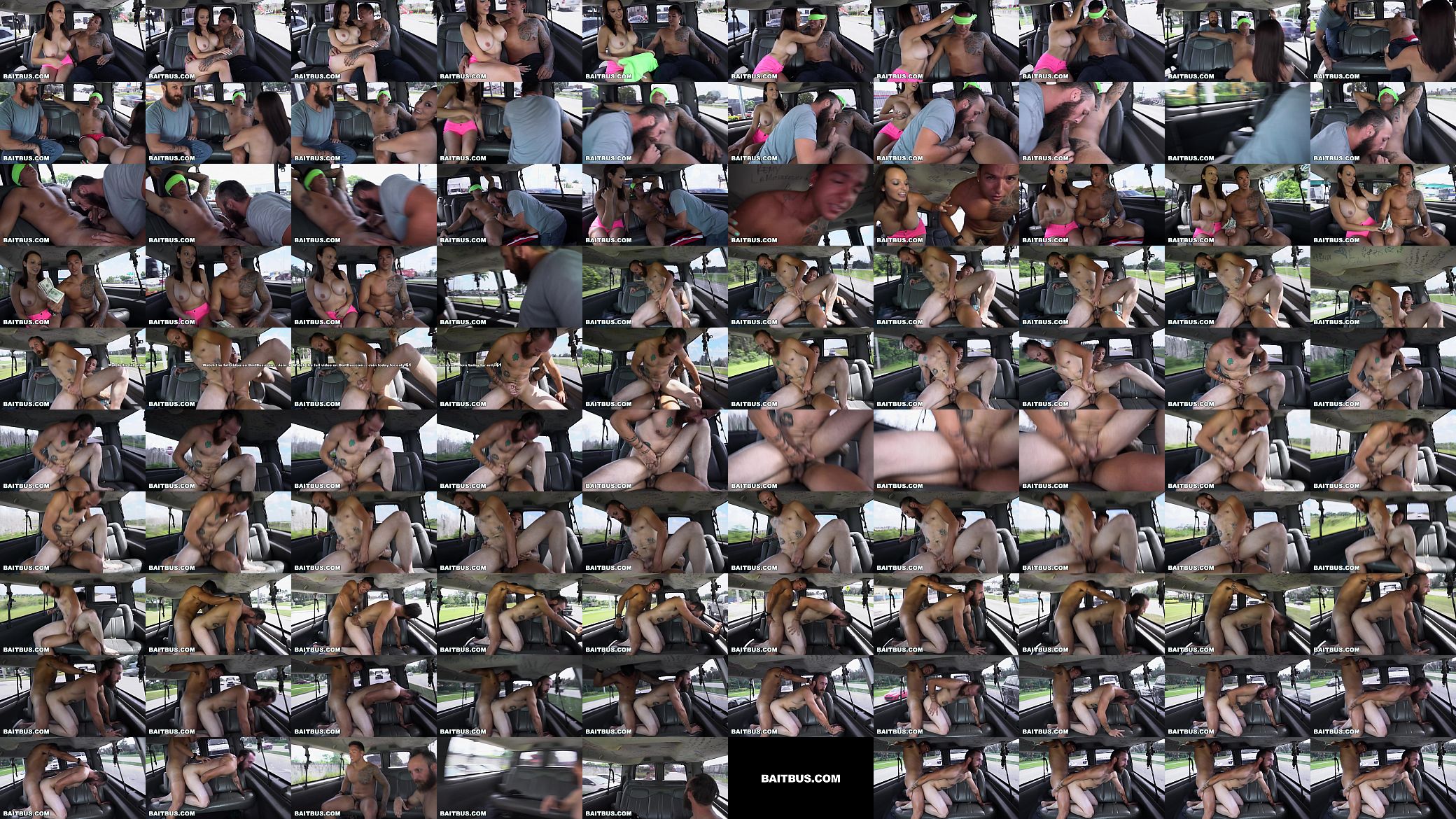 BAIT BUS - Lexi Luna Helps Her Friend Dustin Steele Land Straight Guy Named Antonio Ferrari 预览图