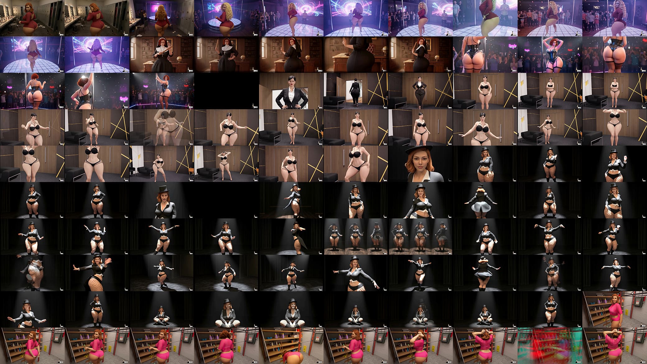 Dukez Sexy Big Ass Dance Compilation 1 预览图