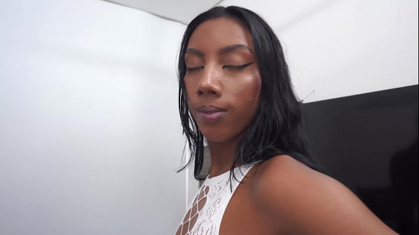 Sexy Brazilian ebony, Naomi Salles, first ever double penetration & first double Anal (DAP, DP, DAPBreakin, ATM, bootilicious, 2on1) OB468