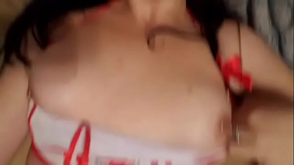 Kinky nurse tasting her p. b.