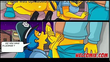 Nelson dándole a marge